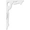 Ekena Millwork Cena Architectural Grade PVC Bracket , 5/8"W X 6 1/2"D X 11"H BKTP01X06X11CE - alternate 3